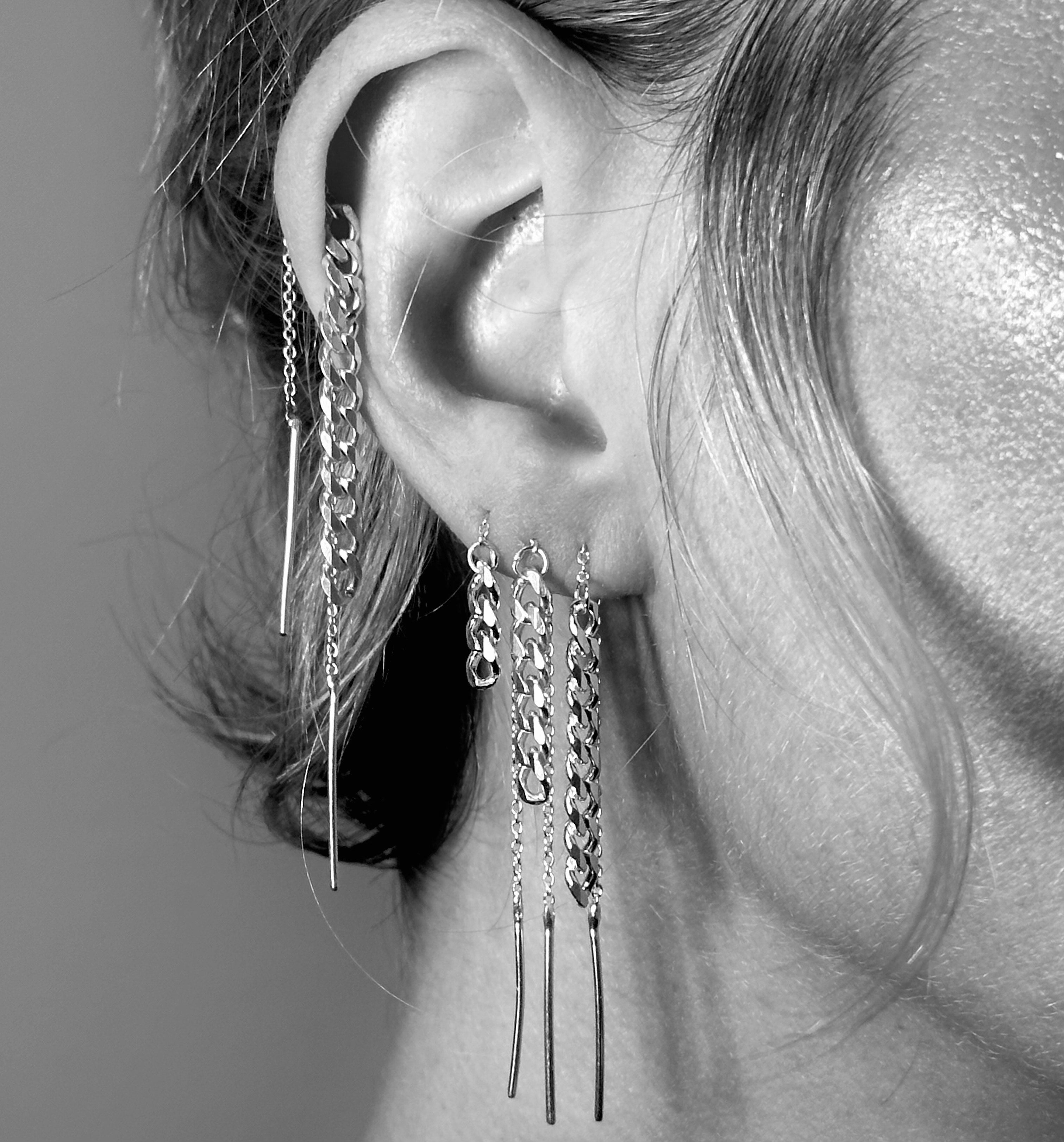 GLÉIPNIR PULL-THROUGH EARRING